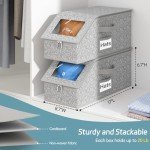 Stackable Hat Storage for 24 Caps – Grey