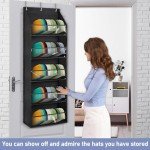 5-Tier Wall-Mounted Baseball Cap Organizer