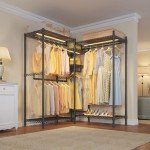 VIPEK L-Shaped Heavy Duty Clothes Rack with Shelves