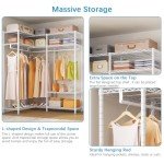 VIPEK L30 Corner Clothes Rack with Adjustable Shelves