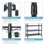 VIPEK L-Shaped Heavy Duty Clothes Rack with Shelves