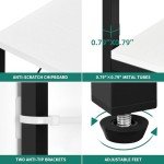 YITAHOME 5-Tier L-Shaped Corner Bookshelf