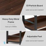 9-Tier Corner Shoe Rack Organizer in Rustic Brown