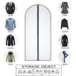 Set of 6 Hanging Garment Bags with Zipper