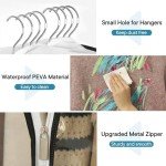 3 Pack Clear Garment Bags with Zipper Closure