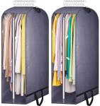 KIMBORA 10" Clear Garment Bags for Closet Storage