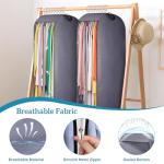 KIMBORA 10" Clear Garment Bags for Closet Storage