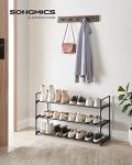 3-Tier Metal Shoe Rack for 12-15 Pairs
