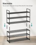 3-Tier Metal Shoe Rack for 12-15 Pairs