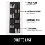Over the Door Shoe Organizer with 24 Pockets