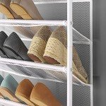 Over the Door Shoe Organizer - Holds 36 Pairs