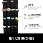 Over the Door Shoe Organizer with 24 Pockets