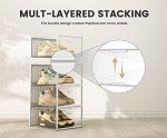 XXL Clear Shoe Storage Boxes - 12 Pack