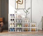 XXL Clear Shoe Storage Boxes - 12 Pack