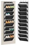 10-Tier Over-the-Door Shoe Organizer Rack