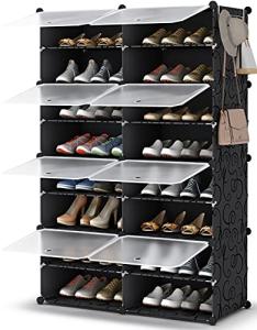 8-Tier Shoe Rack Organizer for Closet and Entryway