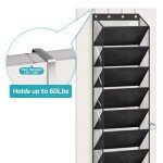 10-Tier Over-the-Door Shoe Organizer Rack
