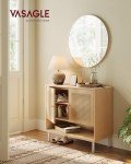 VASAGLE Boho Rattan 3-Tier Shoe Storage Cabinet