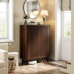 Tribesigns 6-Tier Shoe Cabinet with Shutter Doors