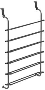 Gunmetal Gray Over-the-Door Shoe Rack - 6 Shelves