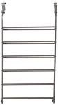 Gunmetal Gray Over-the-Door Shoe Rack - 6 Shelves
