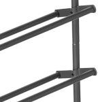 Gunmetal Gray Over-the-Door Shoe Rack - 6 Shelves