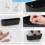 Wall Mounted Shoe Rack with Sticky Strips - 6 Pack