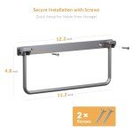 Foldable Wall-Mounted Shoe Rack - 4 Pack