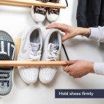 PeachyModern Slim Wall Mounted Shoe Rack