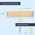 PeachyModern Slim Wall Mounted Shoe Rack