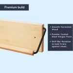 PeachyModern Slim Wall Mounted Shoe Rack