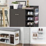 Yocice Wall-Mounted Shoe Rack with Hanging Strips