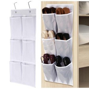 Narrow Over the Door Shoe Organizer - 2 Pack
