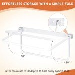 3-Pack Wall Mounted Foldable Shoe Rack