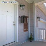 Sturdy Wall Mounted Boot Rack for 4 Pairs