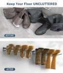 Sturdy Wall Mounted Boot Rack for 4 Pairs