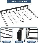 Sturdy Wall Mounted Boot Rack for 4 Pairs