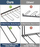 Sturdy Wall Mounted Boot Rack for 4 Pairs
