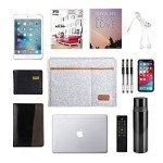 Light Gray Bedside Caddy with 5 Pockets