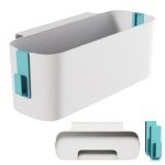 Green Bedside Organizer Caddy - Space-Saving Design