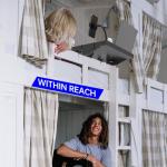 Bamboo Bedside Shelf with Phone Holder