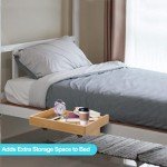 Bamboo Bedside Shelf for Bunk Bed or Dorm