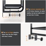 2-Tier Clip-On Nightstand Shelf for Bunk Beds