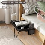 Bedside Shelf for Bunk Beds with Cup Holder