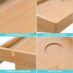Bamboo Bedside Shelf for Bunk Bed or Dorm