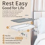 17" Clip-On Bedside Shelf with Phone Holder
