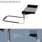 Adjustable Under Mattress Bedside Shelf for Storage