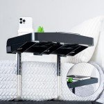 Adjustable Under Mattress Bedside Shelf for Storage
