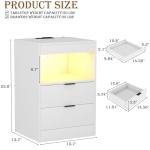 Modern Nightstand with Gun Drawer and Charging Station