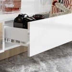 Modern White Floating Wall-Mounted Nightstand with Drawer